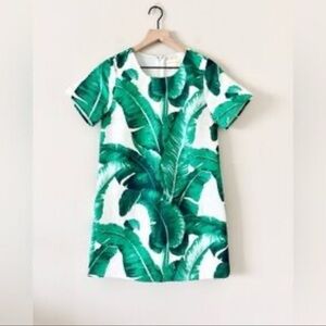 VESTIQUE palm print dress! Lined and size S Worn once!
